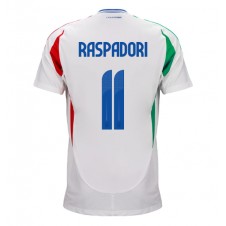 Italia Giacomo Raspadori #11 Bortedrakt EM 2024 Kortermet